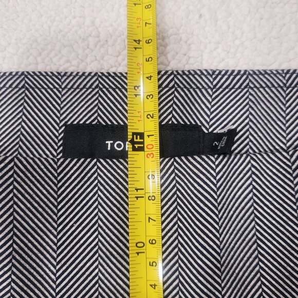 NWT Torrid First at Fit Herringbone Black/White Stretch Ankle Pants - Size 2X - Picture 7 of 12